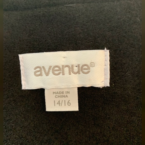 AVENUE Herringbone Salt / Pepper 3/4 Sleeve Jacket - Picture 8 of 8